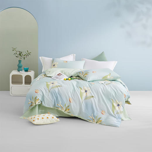 【多样屋专柜】罗莱 花笺绮梦全棉四件套200*230cm 商品图0