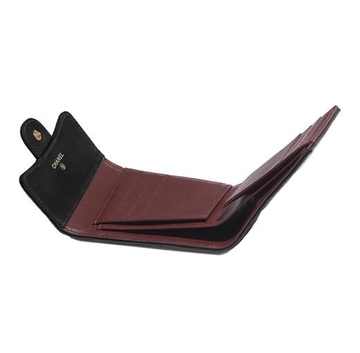 香奈儿 Classic Flap CF 经典小翻盖 羊皮 钱包 女款 黑色(LZ) 商品图4