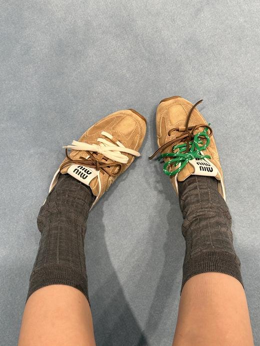 缪缪 MiuMiu&NB•联名款新色上新 美拉德配色半拖德训鞋运动鞋（DBG） 商品图0