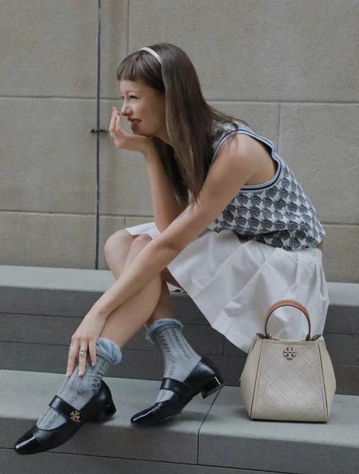 TB小香风鞋玛丽珍拼色高跟鞋（SS） 商品图7