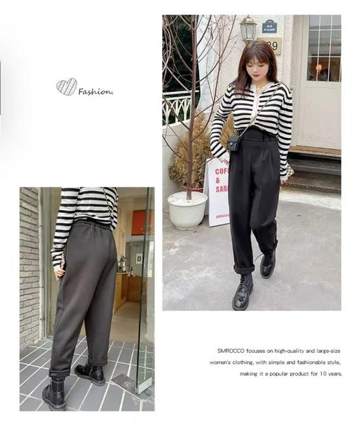 双十二福利！【诗铭洛可】W675呢料鱼骨裤 商品图6