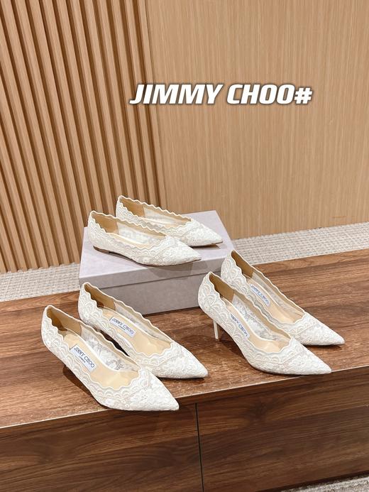 Jimmy Choo周仰杰蕾丝高跟鞋（DBG） 商品图0