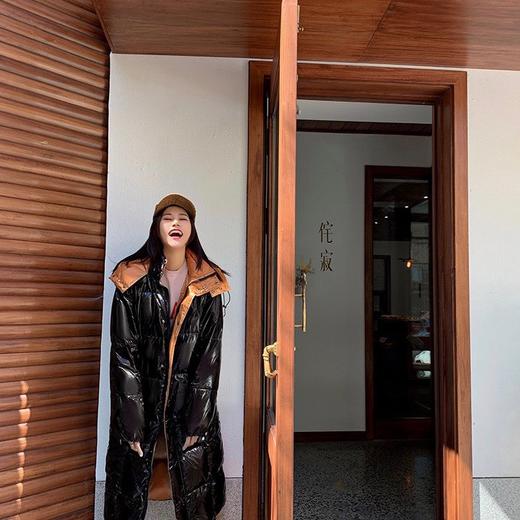 蒙口  拼色长款 鹅绒 羽绒服（MT） 商品图0