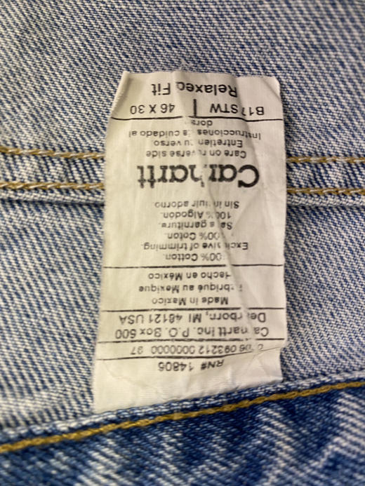 Carhartt 卡哈特 牛仔裤 工装长裤（46”） （117 cm）_WLP(6) 商品图2