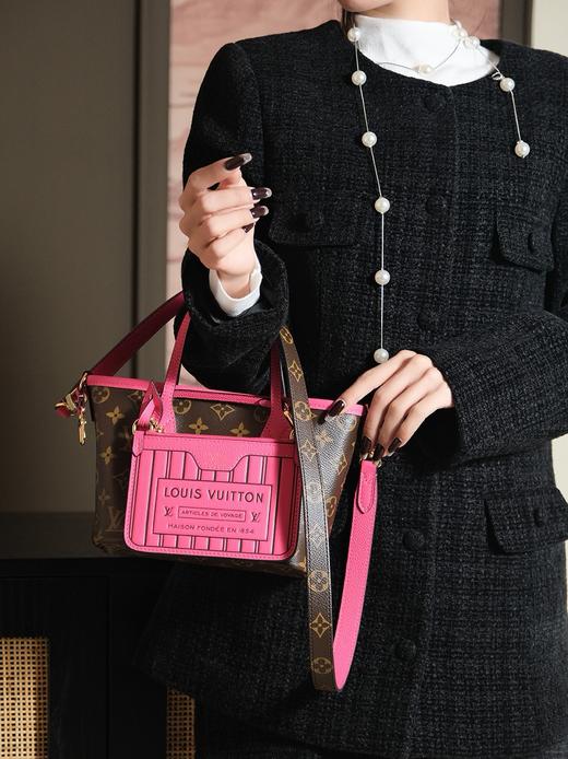 驴家 双面Neverfull Inside BB 芯片菱形跳动码系列斜挎包（JPH） 商品图3