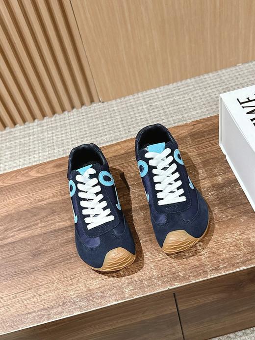 罗意威 Ballet Runner 2.0牛皮革 圆头系带 德训鞋 低帮新版大头运动鞋（DBG） 商品图2