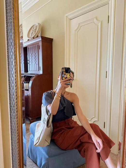 缪缪 24SS帆布拼皮秀款腋下包，完全对版的帆布料（MM） 商品图7