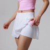 跃牌【美西西系列】2025运动百褶裙双层带口袋防走光网球跑步健身假两件跳操瑜伽短裙DQ-505 商品缩略图2