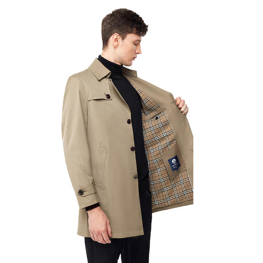 NAVIGARE纳维凯尔 男中长款风衣 1331541011 商品图4