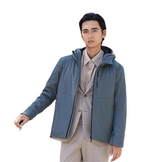 波司登 男短款连帽长袖外套羽绒服 B40134161 商品图2