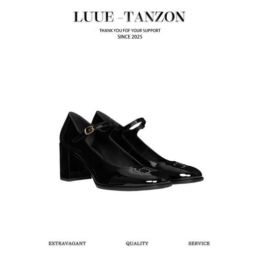 赛琳 新款粗跟单鞋 超级减龄的少女款，一双过分美丽的玛丽珍鞋（DBG） 商品图0