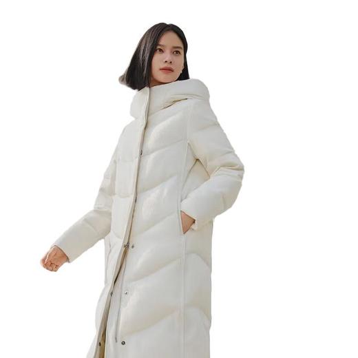 波司登 女连帽长款羽绒服 B40144588 商品图0