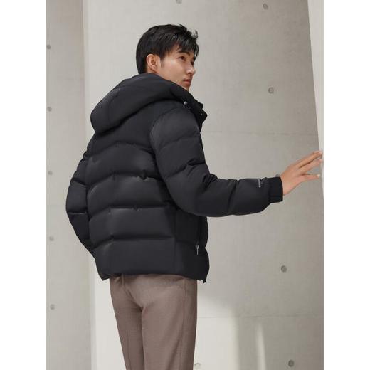 波司登 男脱卸帽短款羽绒服 B40144115 商品图4