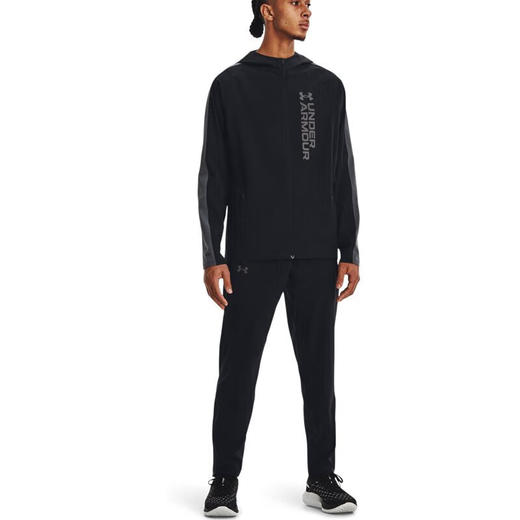 UnderArmour安德玛 男梭织连帽夹克 1377486-002 商品图4