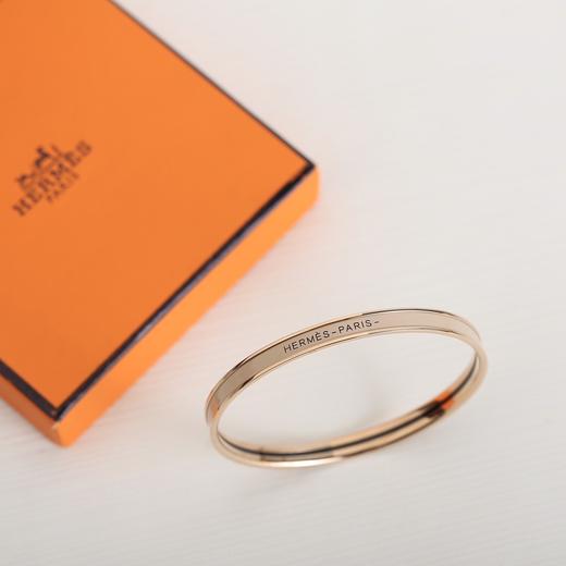 爱马仕-Uni图案珐琅特窄版手镯（XTY） 商品图5