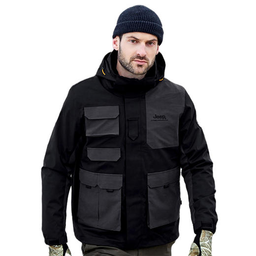 JEEP吉普 男冲锋衣抓绒两件套 J232094087 商品图4