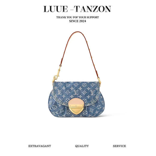 驴家 丹宁牛仔元宝 帆布包 （JPH） 商品图0