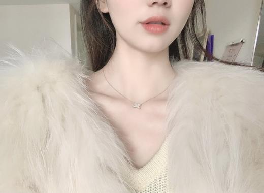 Chaumet尚美Liens结缘系列交叉单钻项链，原版定制超精工（XTY） 商品图9