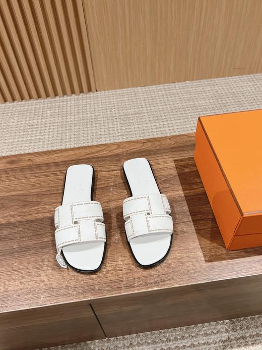 爱马仕 2024ss 爱马仕平底拖鞋24新配色  （DBG） 商品图2