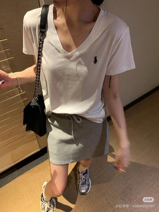 Ralph Lauren/拉夫劳伦老钱风v领短袖T恤（SS） 商品图13