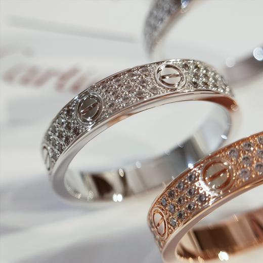 卡地亚 经典love满天星窄版三排钻戒指（XK） 商品图1