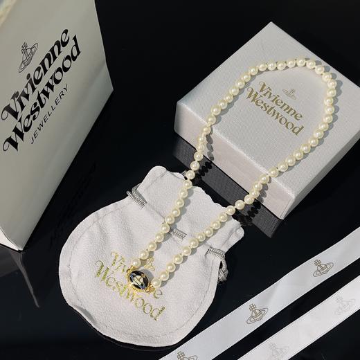 西太后 黑色琉璃土星项链 （XTY） 商品图0