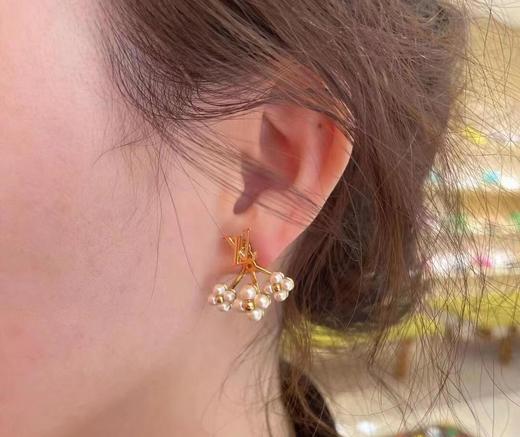 驴家 三小花珍珠耳钉（XTY） 商品图3