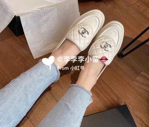 香奈儿 意大利定制混种羊皮 翻盖复古乐福鞋（HC） 商品图6