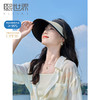 熙世界防紫外线遮阳防晒帽空顶帽子女夏季大檐空顶黑胶太阳帽草帽 商品缩略图0
