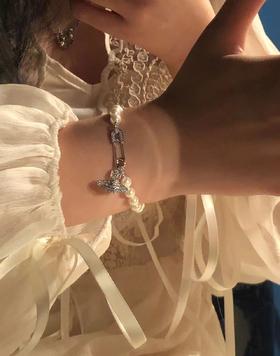 西太后 银色别针土星珍珠手链16珍珠（XTY）