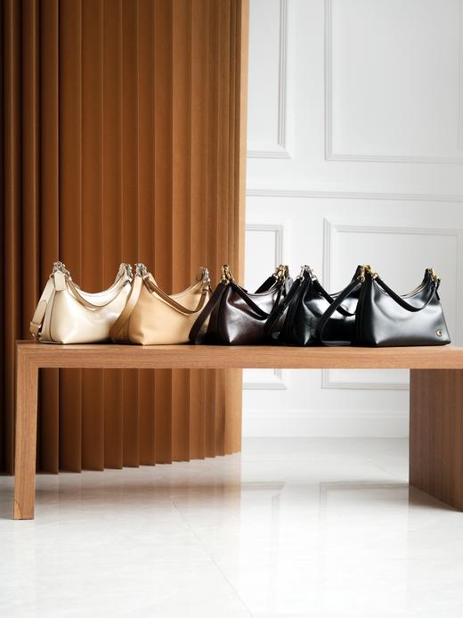 蔻驰24新款女士JULIET单肩包斜挎包hobo包（SS) 商品图1