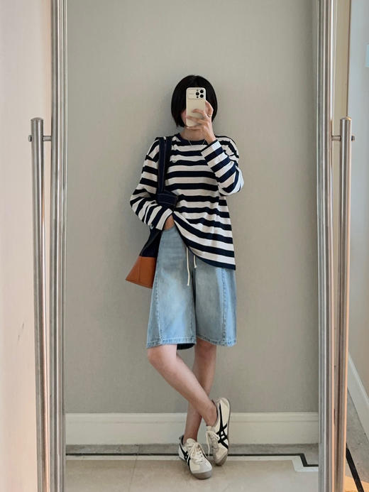 女士五分裤牛仔裤&软牛仔中裤 商品图2