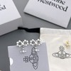 Vivienne Westwood 西太后 绝美珍珠蝴蝶结土星耳钉（XTY） 商品缩略图2