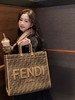 FENDI芬迪 Sunshine系列 压印老花Logo通勤大容量牛皮 阳光包托特包 购物袋 手提包 （LZ) 商品缩略图7