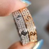 卡地亚 经典love满天星窄版三排钻戒指（XK） 商品缩略图8