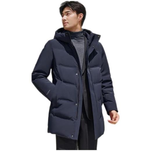 波司登 男中款连帽羽绒服 B40144117 商品图3
