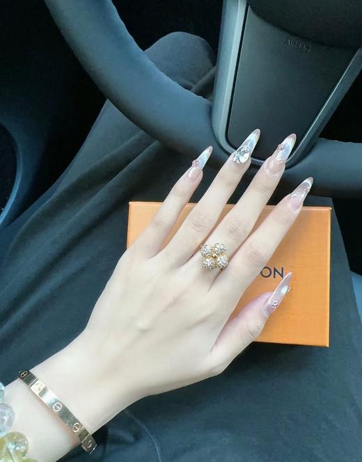 驴家 渐变粉钻四叶草戒指（XTY） 商品图6