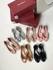 FERRAGAMO菲拉格慕 Vara 皮革 蝴蝶结 粗跟 玛丽珍鞋 （SS） 商品缩略图0