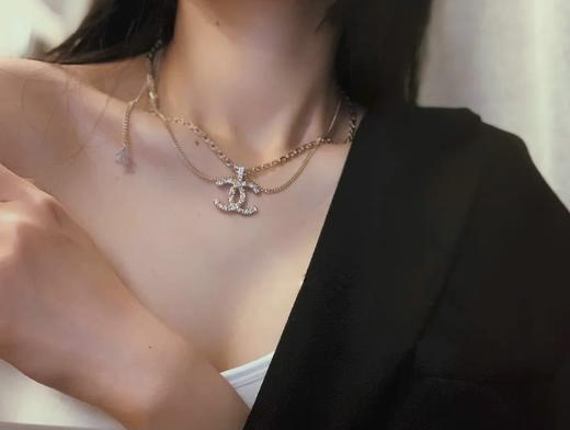 香奈儿 21春夏新款浅金色双层浮雕两用项链（XK） 商品图3