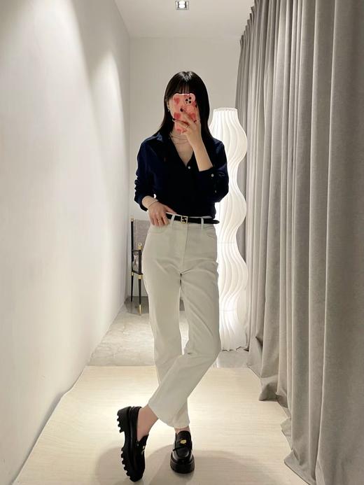 全明星同款Ralph Laure 2025新款亚麻情侣长袖衬衫（SS） 商品图11