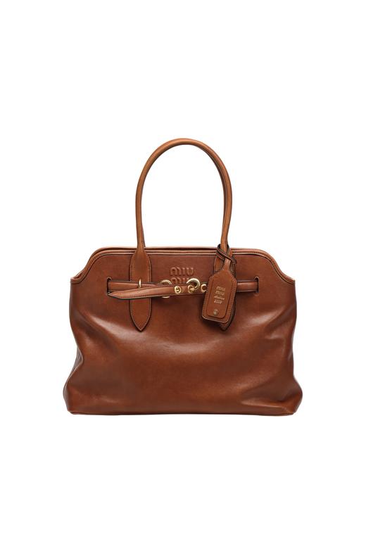 缪缪 新款爆款中古托特包来袭 Aventure Nappa皮革手袋&大号(LZ) 商品图1