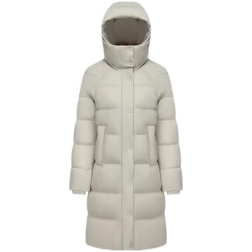 波司登 女可脱卸帽中长款羽绒服 B40145262 商品图3
