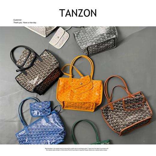 戈雅-狗牙双面购物袋mini tote，跟正品同渠道进口料！（XS） 商品图0