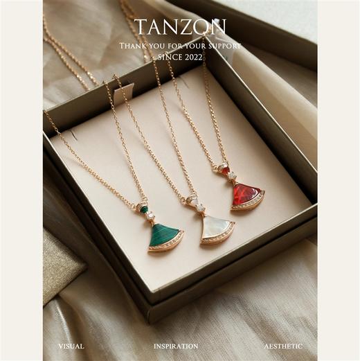 宝格丽 扇子项链，925银镀18K金材质，厚金电镀！质感和保色都是一流的！（XTY） 商品图0