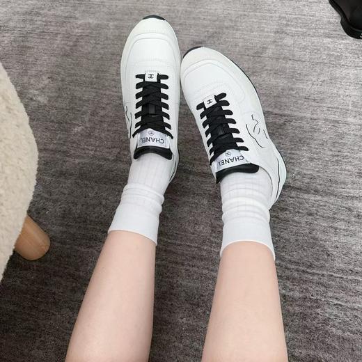 香奈儿25A最新款 熊猫配色 小白鞋 休闲 运动鞋 （DBG） 商品图6