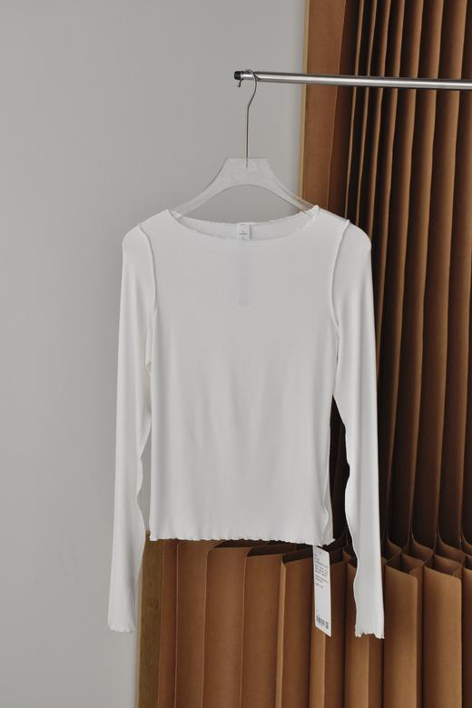 LuLU Hold Tight Boatneck船领波浪边长袖T恤tee！ 早春的万能打底衫（SS） 商品图4