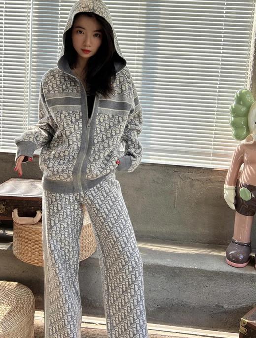 迪奥 提花连帽双面穿拉链开衫 老花控必收（SS） 商品图2