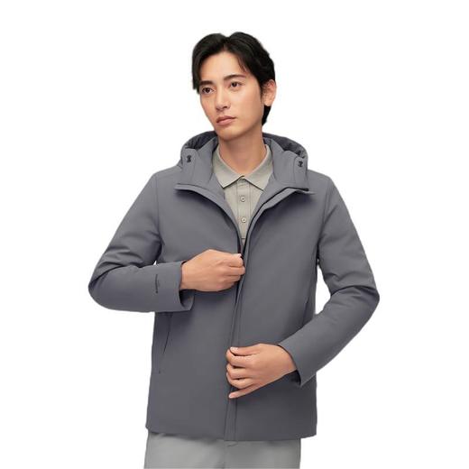波司登 男短款连帽长袖外套羽绒服 B40134155 商品图2