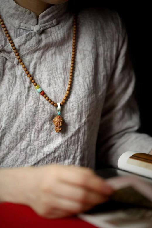 老山檀香【花诺】手串6mm*108颗 商品图5