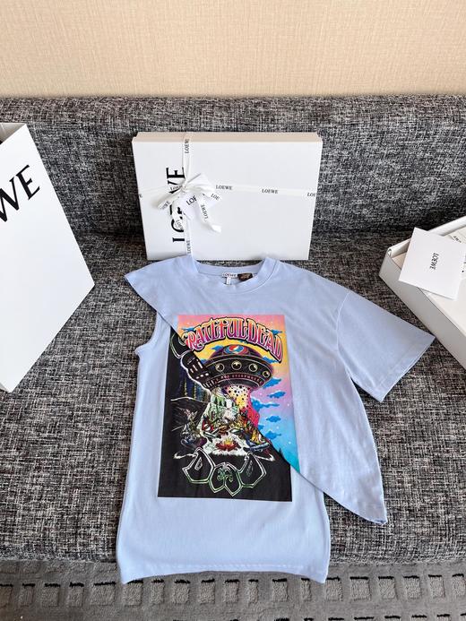 罗意威新款不规则假两件拼接印花T恤（TM） 商品图9